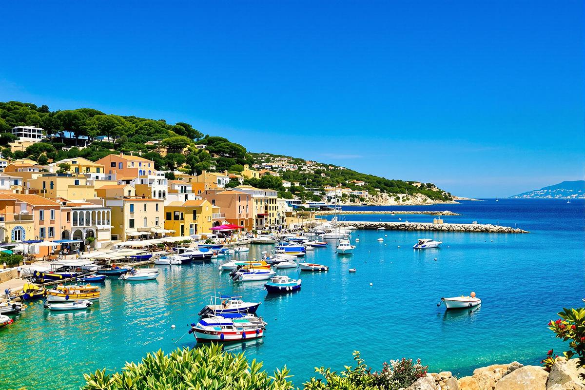 Village de Collioure sur la Côte Vermeille