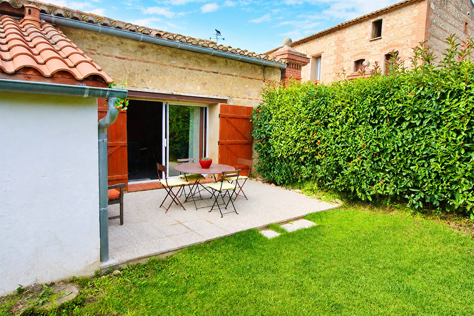 Jardin privatif du Gîte Capcir à Thuir