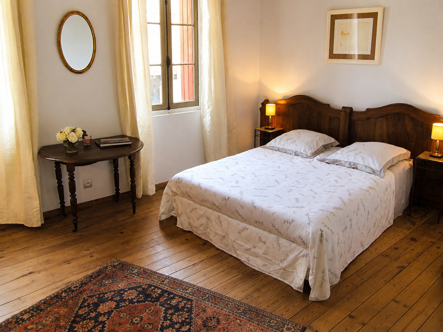 Chambre double du Gîte Les Aspres à Thuir