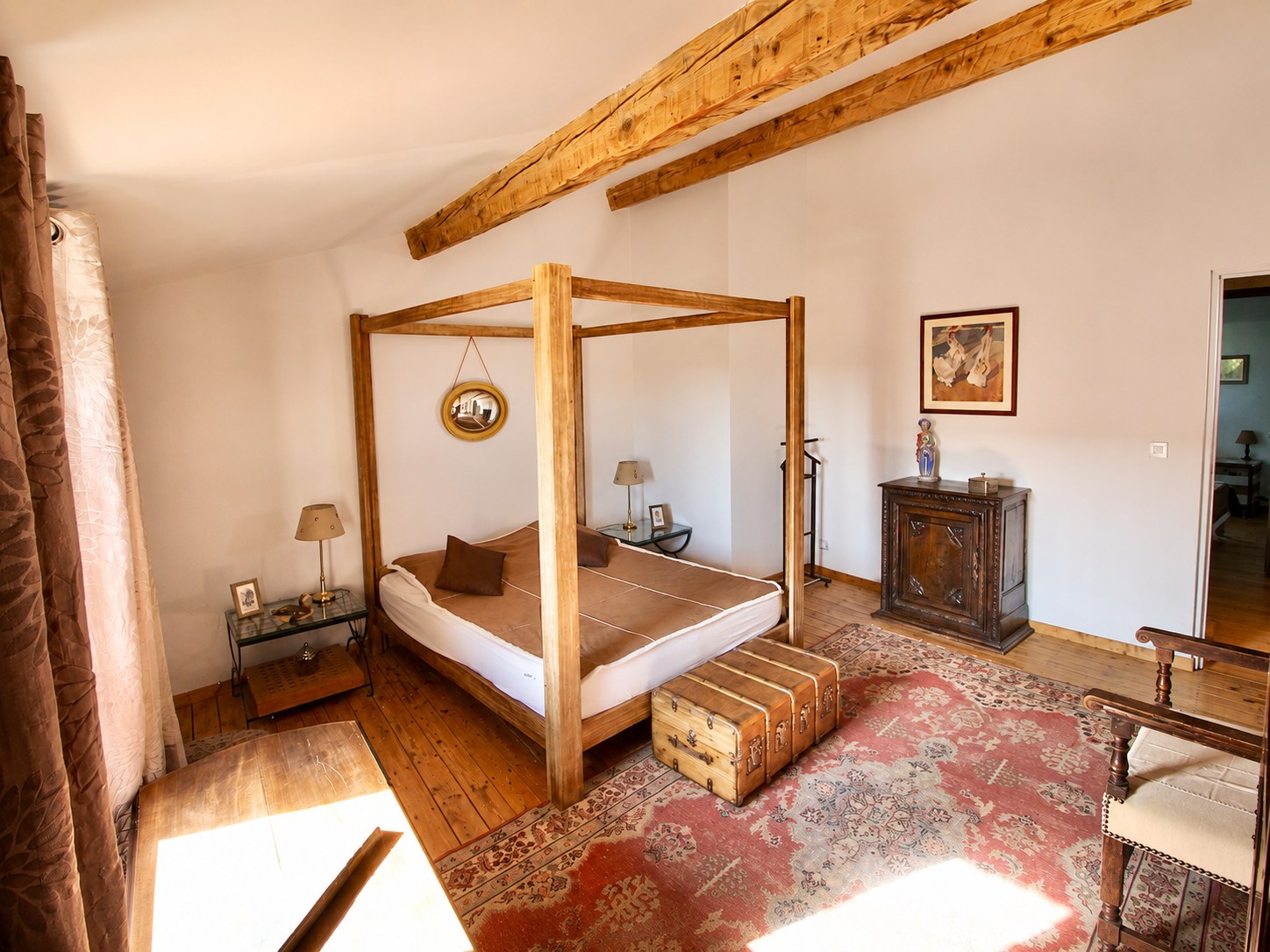 Chambre parentale du Gîte Les Aspres dans les Pyrénées-Orientales