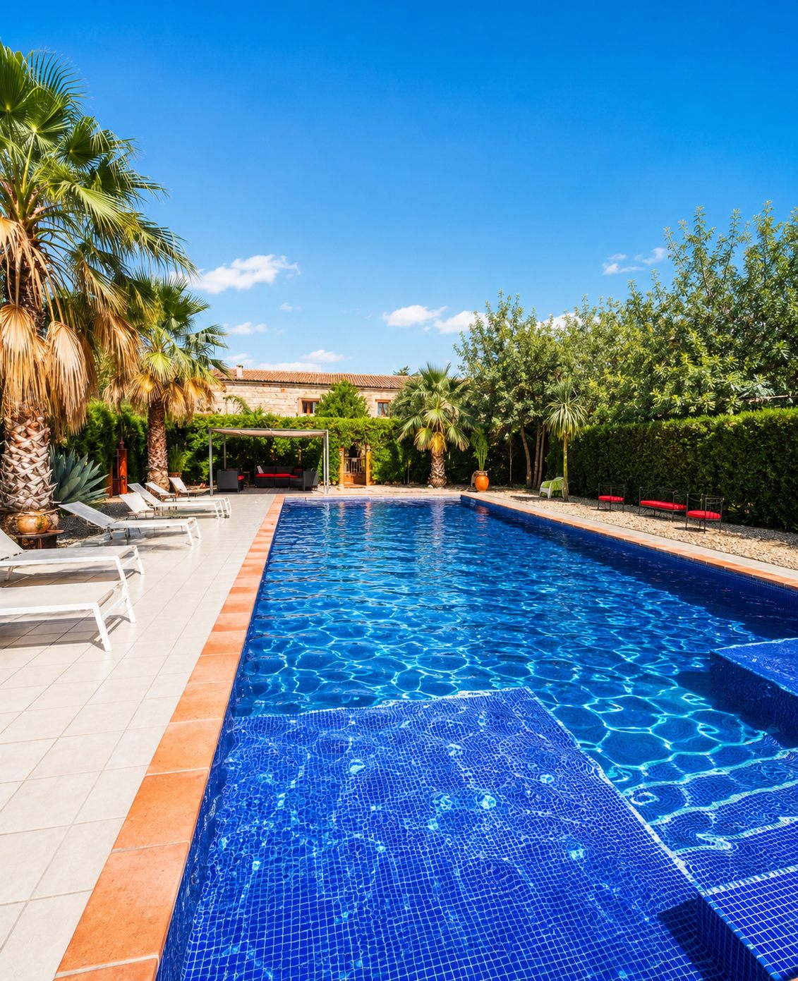 Piscine du Mas du Domaine de Montcalm à Thuir