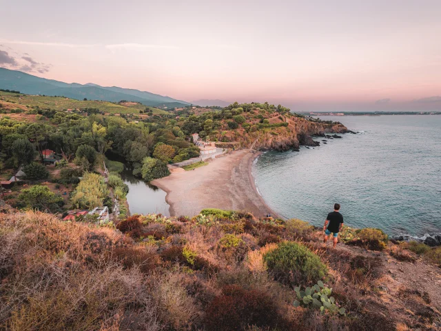Sentier du littoral entre Argelès-sur-Mer et Collioure