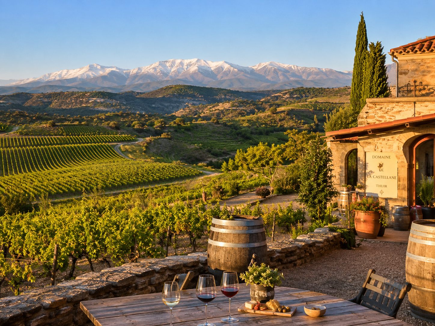 Vignobles et œnotourisme autour de Thuir